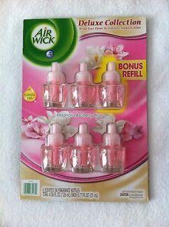 Air Wick Deluxe Collection Magnolia & Cherry Blossom 6 Fragrance 