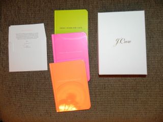 ARCHIE GRAND for J CREW box set of 3 notebooks journals 120 pages x 3 