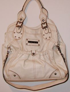 Kathy Van Zeeland Ivory Antique White x Large Shoulderbag Tote Handbag 