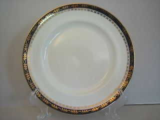   Plate Cobalt Gold ROYAL ARABESQUE BLEU de ROI Alfred Meakin England