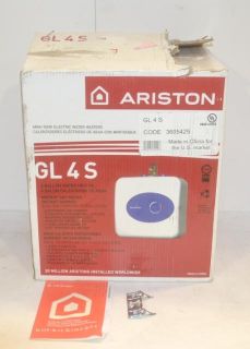 Ariston 4 Gallon Point of Use Mini Electric Water Heater GL4S