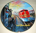 Ted Xaras Golden Age Of American Railroads SANTA FE SUPER CHIEF Plate 