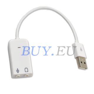 USB Virtual 7 1 Channel Audio Sound Card Adapter K