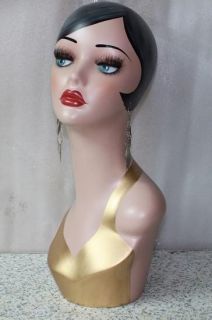 hand painted mannequin head for jelewry hat from china time