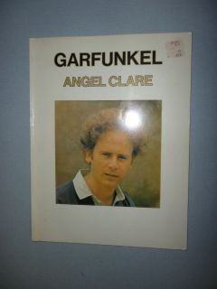 Angel Clare Songbook Art Garfunkel 1974 10 Songs Song Book of Sheet 