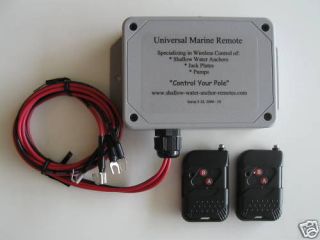 remote for power pole pro shallow water anchor universal marine
