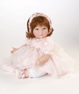 Pink Petals Adora Vinyl Baby Toddler Girl Doll Red Hair Blue Eyes 