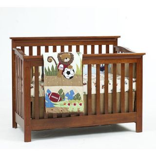 Baby Cache Essential Flat Lifetime Crib Chestnut New
