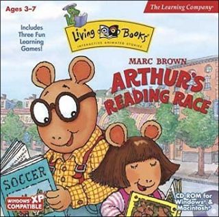 Arthurs Reading Race New for PC XP Vista Win 7 Mac SEALED