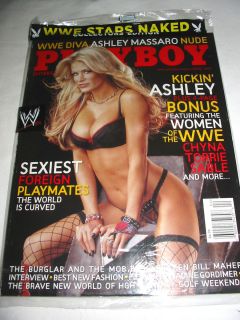 Collectible April 2007 Play Boy Ashley Massaro