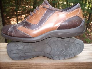 BACCO BUCCI Made In Italy Mens Size 9 5 Brown Leather Casual Shoes EUC 