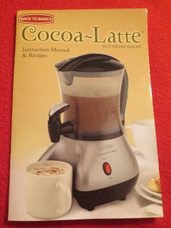 Back to Basics Cocoa Latte Hot Drink Maker