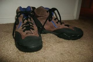 Womens Reebok sz 7.5 brown leather hiking comfort sneaker trail boots 
