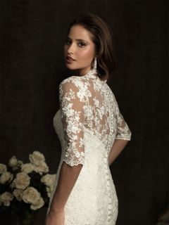 New Sexy Lace Half Sleeves Bridal Wedding Dresss Bride Gown Custom 