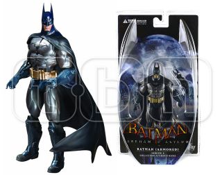 Armored Batman Figure Arkham Asylum Action City Dark Knight DC Direct 