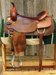 Used Cutting Saddle 17 by Billy Cook, Sulphur OK