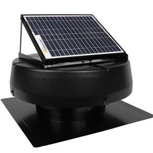 Solar Powered Attic Fan Professional Series Ventilates Up to 1900 