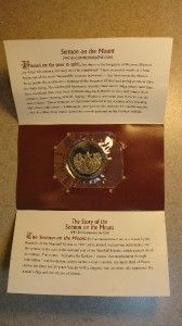 1997 $5 MARSHALL ISLANDS SERMON ON THE MOUNT COMMEMORATIVE COIN