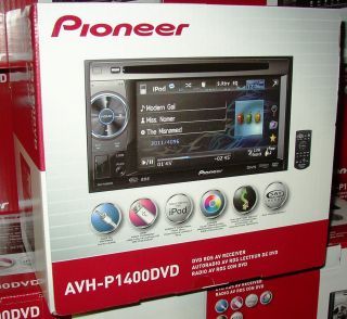 Pioneer AVH P1400DVD DVD CD Receiver 5 8 LCD Pandora New AVHP1400DVD 