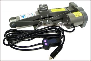   Ton 12V Electric Automotive Scissor Jack 3300LBS 12 Volt W/Remote Auto