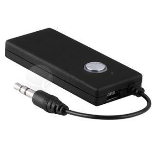 5mm Stereo Audio Bluetooth Transmitter w/ Cable For Apple iPod Touch 
