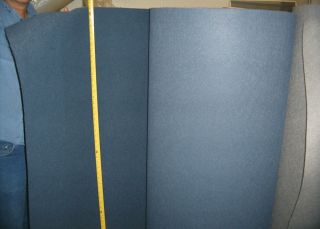 4yd Auto Car Carpet Kickpad Speaker Box Materia Blue
