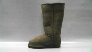 Aussie Dogs Coaster Tall Womens Solid Casual Boots 6 Medium M 