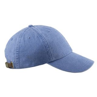 Adams 6 Panel Low Profile Pigment Dyed Baseball Cap 100 Garment Washed 