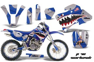 AMR RACING MX NUMBER PLATE DECAL STICKER KIT YAMAHA WR 250F 426F 400F 