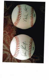 Cleveland Indians broadcaster Mike Hegan autographed baseball