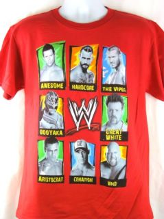 WWE Red Superstars John Cena cm Punk Miz Randy Orton Big Show Sheamus 