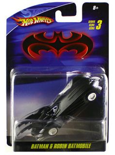 Hot Wheels Batman & Robin Batmobile Diecast 1/50 Series 3 New