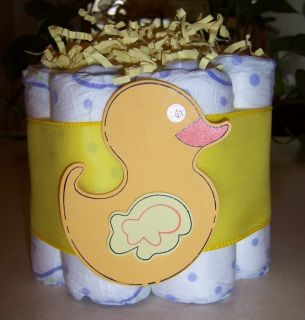 Mini Duck Diaper Cake Baby Shower Gift