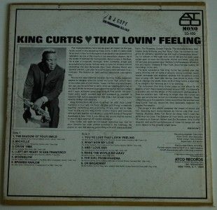 King Curtis Jazz Promo LP That Lovin Feeling Mono Atco