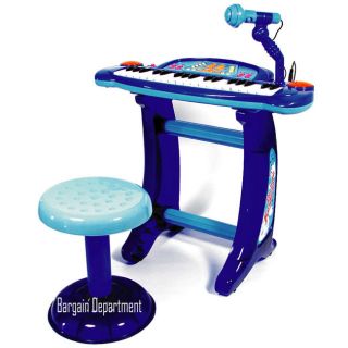 Kids Piano Toy Guitar Boy Microphone Battery Operated