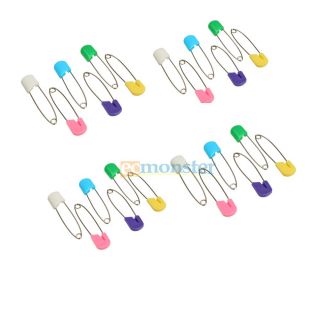 150pcs New Hot Sale Baby Toddler Safety Pin Baby Cloth Diaper Colorful 
