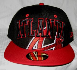 ATLANTA BRAVES MLB BIG ALT LOGO NEW ERA 59FIFTY FITTED HAT CAP Sz 7 3 