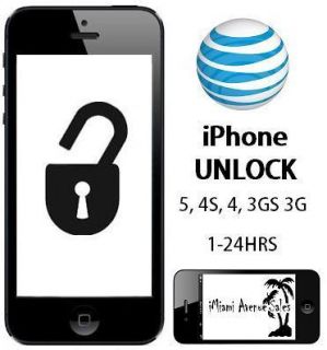   Unlock Service IMEI Unlock for All ATT iPhones 5 4S 4 3GS 3G