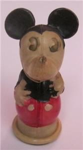 Disney Celluloid Mickey Mouse Pencil Sharpener Pre War Disneyana 