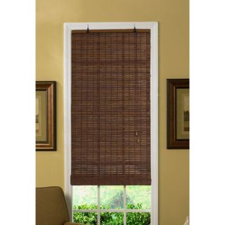 Radiance Venezia Flatstick Bamboo Roll Up Blind in Cocoa
