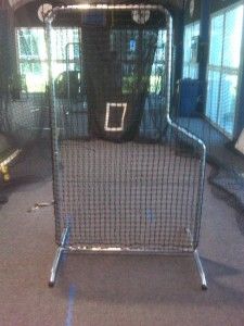 Portable Baseball Batting Cage Medium Duty L Screen Net