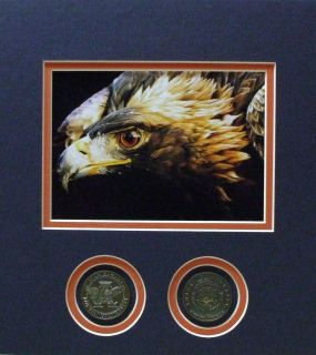 Auburn University Tigers Football Photo Print w Coins