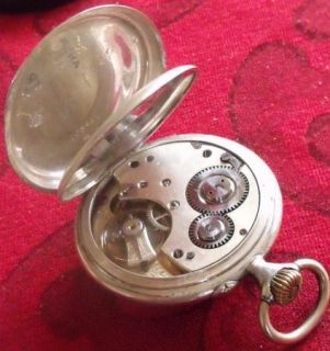 800 Silver Pocket Watch Âglashutte Originalâ 1890