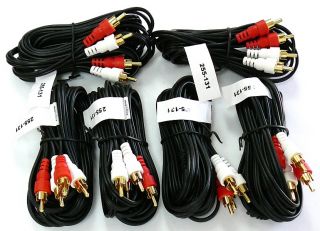   Steren 255 131 12ft Gold Plated RCA Stereo Audio Patch Cable