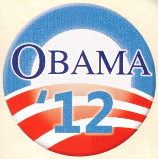 Bumper Sticker President Barack Obama 2012 3 Round Sticker Support 12 