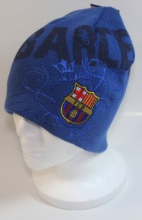   LICENSED EMBROIDERED FC BARCELONA BEANIE HAT CAP Soccer Futbol #2a