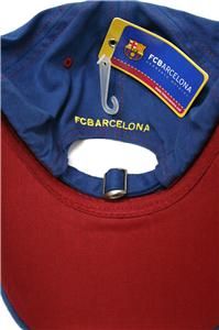 Barcelona Barca Soccer Flex Fit Cap Hat Heavy Double Stitch Embroidery 