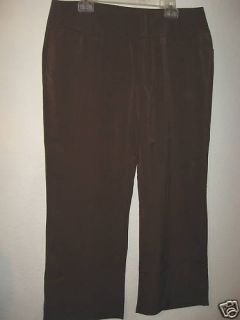 Metrostyle Chocolate Brown Pants Size 16P 16 Petite