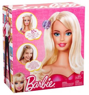 Barbie Doll Toys Barbie Styling Head & Hair Brush & Accessories