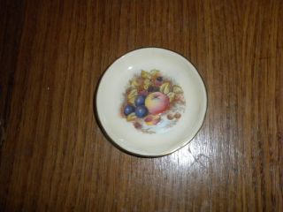 Aynsley Orchard Gold Miniature Plate Butter Pat Plate